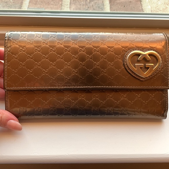 Gucci Guccisima intertwined heart wallet - Picture 3 of 11